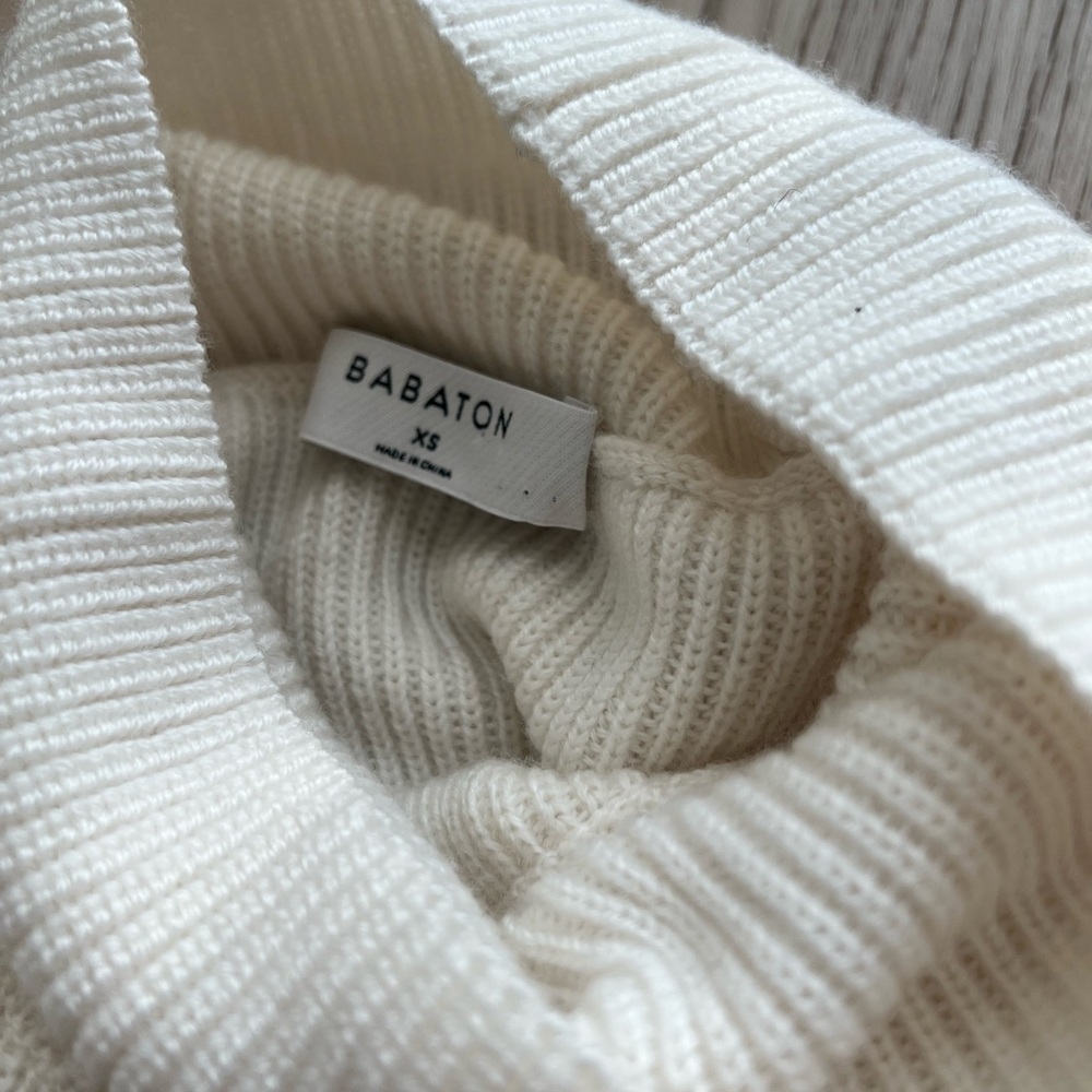 NWOTS Babaton Maclean Oversized merino wool turtleneck sweater dress - Picture 10 of 15